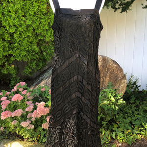 Black Lace Mother of the Bride Gown Size 1X